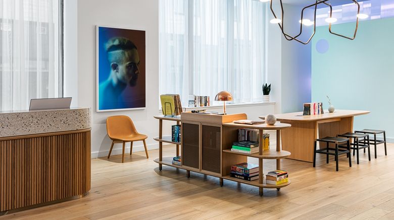 Mint House at 70 Pine Lobby