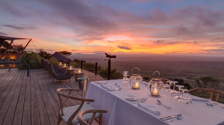 <b>Elewana Loisaba Tented Camp Restaurant</b> <b>Elewana Loisaba Tented Camp Restaurant</b>