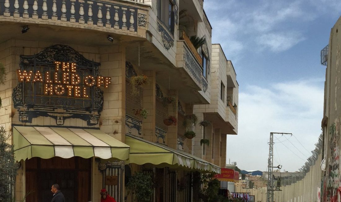 The Walled Off Hotel Exterior