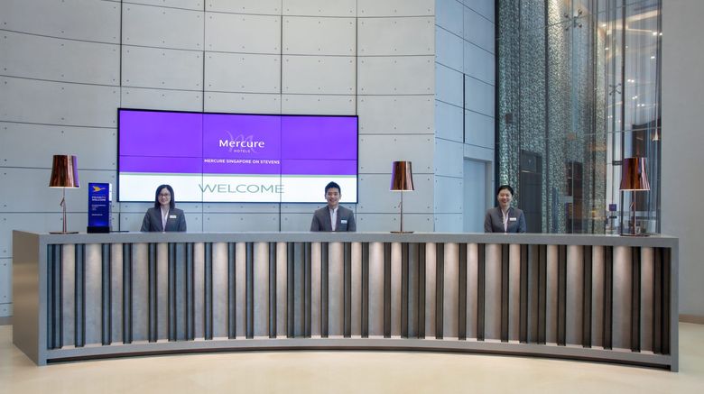 <b>Mercure Singapore on Stevens Lobby</b> <b>Mercure Singapore on Stevens Lobby</b>