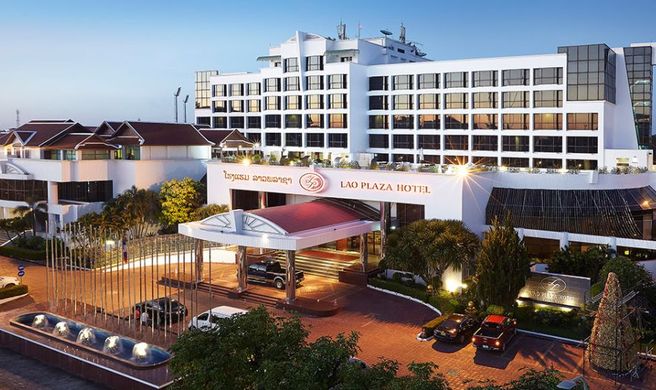 Lao Plaza Hotel Exterior