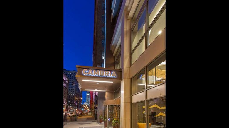 <b>Cambria Hotel Philadelphia Downtown Ctr Exterior</b>. Images powered by <a href="https://iceportal.shijigroup.com/" title="IcePortal" target="_blank">IcePortal</a>.