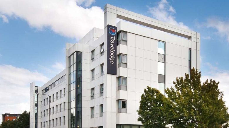 Travelodge Cardiff Atlantic Wharf Exterior. Images powered by <a href="https://iceportal.shijigroup.com" target="_blank" rel="noopener">Ice Portal</a>.