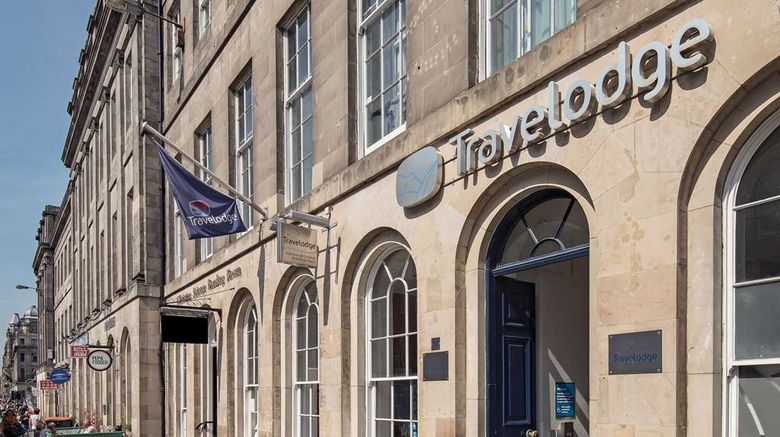 Travelodge Edinburgh Central Waterloo Exterior. Images powered by <a href="https://iceportal.shijigroup.com" target="_blank" rel="noopener">Ice Portal</a>.