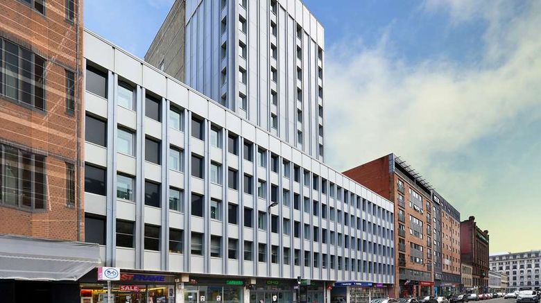 Travelodge Glasgow Queen Street Exterior. Images powered by <a href="https://iceportal.shijigroup.com" target="_blank" rel="noopener">Ice Portal</a>.