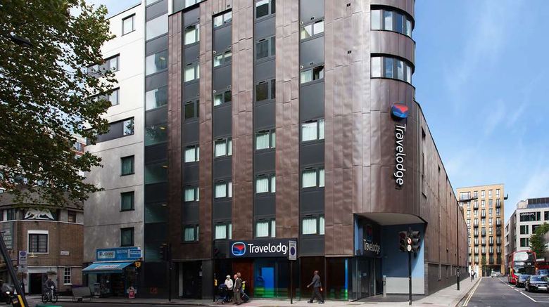 Travelodge London Central Euston Exterior. Images powered by <a href="https://iceportal.shijigroup.com" target="_blank" rel="noopener">Ice Portal</a>.