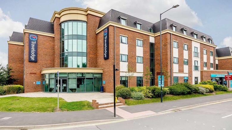 Travelodge Stratford Upon Avon Hotel Exterior. Images powered by <a href="https://iceportal.shijigroup.com" target="_blank" rel="noopener">Ice Portal</a>.