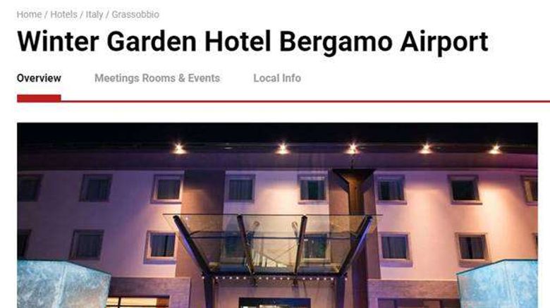 <b>Winter Garden Hotel Bergamo Airport Exterior</b>. Images powered by <a href="https://iceportal.shijigroup.com/" title="IcePortal" target="_blank">IcePortal</a>.
