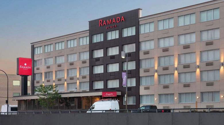 Ramada Plaza Montreal Exterior. Images powered by <a href="http://web.iceportal.com" target="_blank" rel="noopener">Ice Portal</a>.