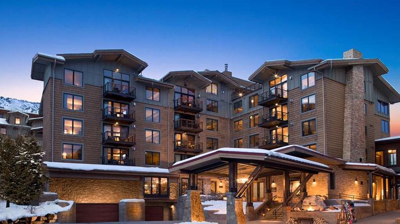 <b>Hotel Terra Jackson Hole Exterior</b>. Images powered by <a href="https://iceportal.shijigroup.com/" title="IcePortal" target="_blank">IcePortal</a>.
