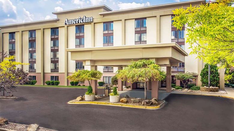 AmericInn by Wyndham Madison West Exterior. Images powered by <a href="https://iceportal.shijigroup.com" target="_blank" rel="noopener">Ice Portal</a>.