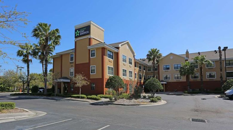 Extended Stay America Tampa Airport Exterior. Images powered by <a href="https://iceportal.shijigroup.com" target="_blank" rel="noopener">Ice Portal</a>.