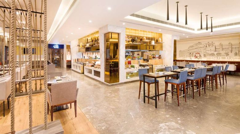 <b>Radisson Jaipur City Center Restaurant</b>. Images powered by <a href="https://iceportal.shijigroup.com/" title="IcePortal" target="_blank">IcePortal</a>.