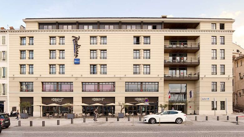 Radisson Blu Hotel Marseille Exterior. Images powered by <a href="https://iceportal.shijigroup.com" target="_blank" rel="noopener">Ice Portal</a>.
