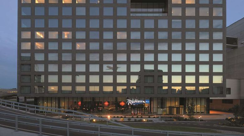 Radisson Blu Airport Hotel Exterior. Images powered by <a href="https://iceportal.shijigroup.com" target="_blank" rel="noopener">Ice Portal</a>.