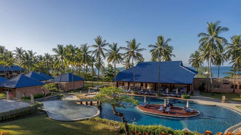 <b>Wyndham Sundancer Resort Lombok Pool</b>. Images powered by <a href=https://www.travelagewest.com/Hotels/Lombok-Indonesia/