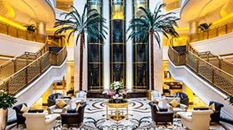 Ezdan Palace Hotel Lobby. Images powered by <a href="https://iceportal.shijigroup.com" target="_blank" rel="noopener">Ice Portal</a>.