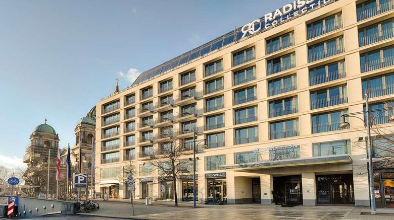 Radisson Collection Hotel, Berlin Exterior. Images powered by <a href="https://iceportal.shijigroup.com" target="_blank" rel="noopener">Ice Portal</a>.