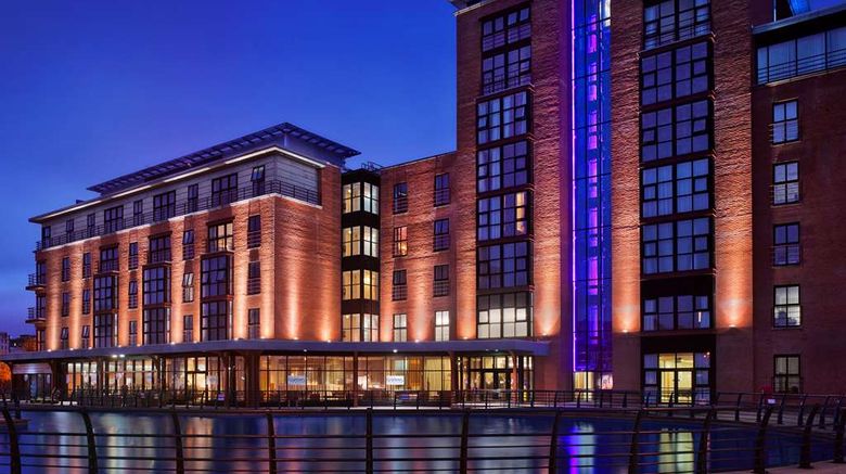 Radisson Blu Hotel Belfast Exterior. Images powered by <a href="https://iceportal.shijigroup.com" target="_blank" rel="noopener">Ice Portal</a>.