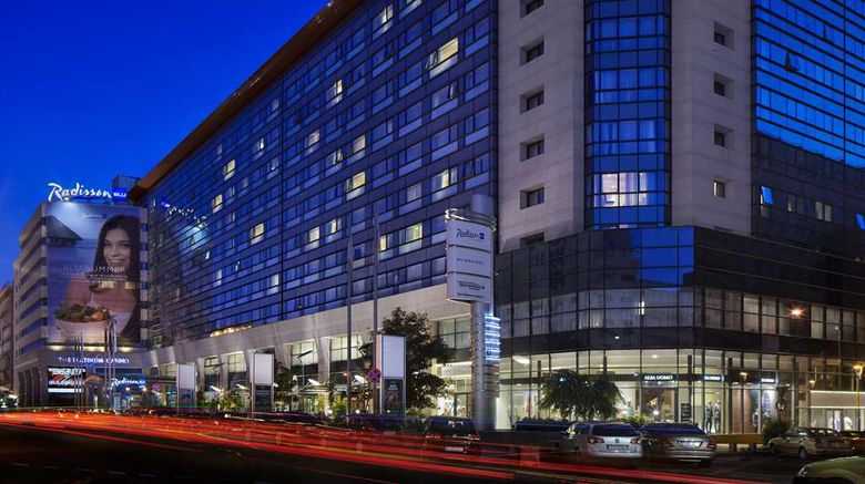 Radisson Blu Hotel Bucharest Exterior. Images powered by <a href="https://iceportal.shijigroup.com" target="_blank" rel="noopener">Ice Portal</a>.