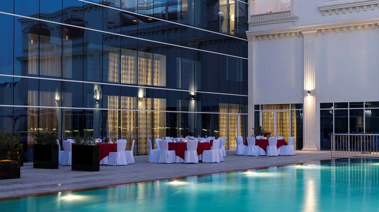 <b>Radisson Blu Hotel Ajman Pool</b>. Images powered by <a href="https://iceportal.shijigroup.com/" title="IcePortal" target="_blank">IcePortal</a>.