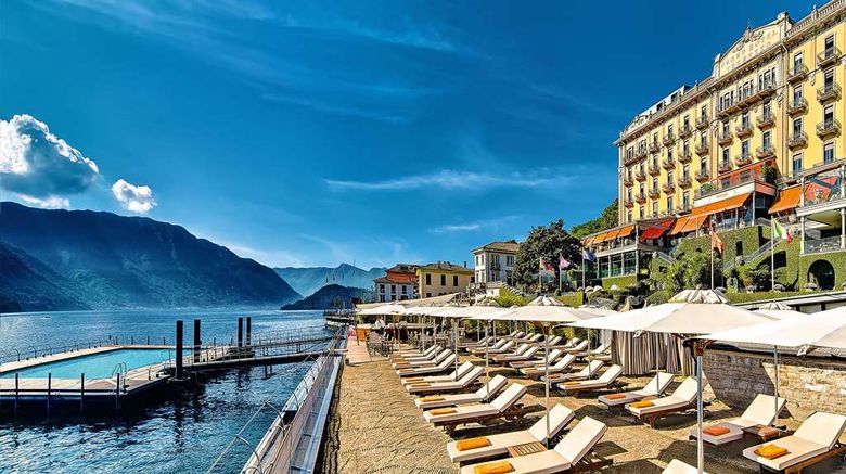 Grand Hotel Tremezzo, Lake Como Exterior. Images powered by <a href="https://iceportal.shijigroup.com" target="_blank" rel="noopener">Ice Portal</a>.