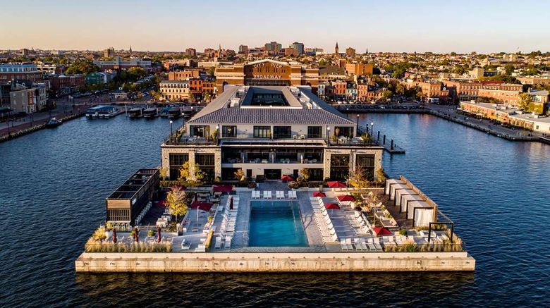 Sagamore Pendry Baltimore Exterior. Images powered by <a href="https://iceportal.shijigroup.com" target="_blank" rel="noopener">Ice Portal</a>.