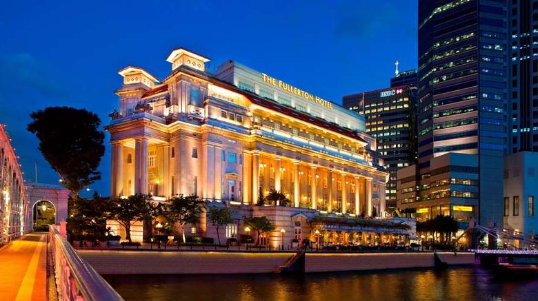 <b>The Fullerton Hotel Singapore Exterior</b>. Images powered by <a href="https://iceportal.shijigroup.com/" title="IcePortal" target="_blank">IcePortal</a>.