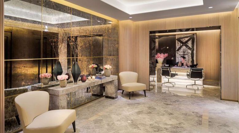 <b>The One Barcelona Hotel Lobby</b>. Images powered by <a href=https://www.travelagewest.com/Hotels/Barcelona/