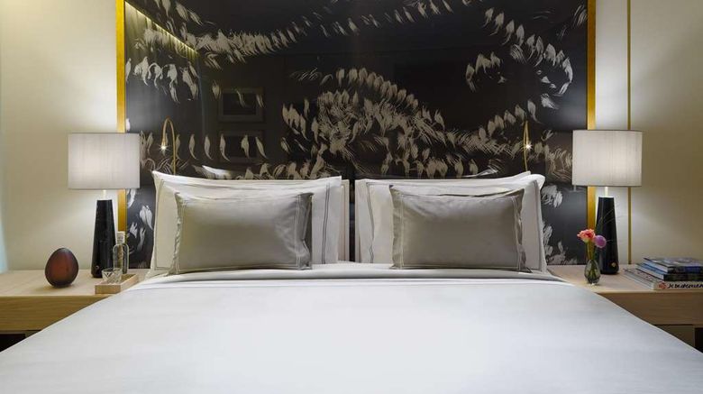 <b>The One Barcelona Hotel Room</b>. Images powered by <a href=https://www.travelagewest.com/Hotels/Barcelona/