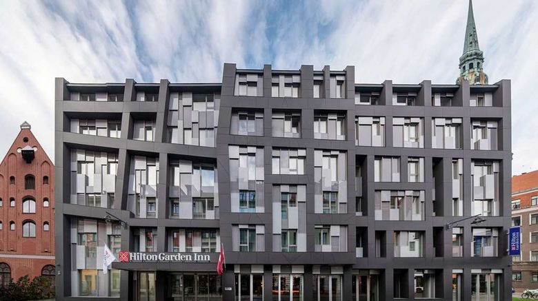 Hilton Garden Inn Riga Old Town Exterior. Images powered by <a href="https://iceportal.shijigroup.com" target="_blank" rel="noopener">Ice Portal</a>.