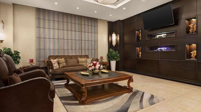 <b>Ramada by Wyndham Bishkek Centre Lobby</b>. Images powered by <a href="https://iceportal.shijigroup.com/" title="IcePortal" target="_blank">IcePortal</a>.