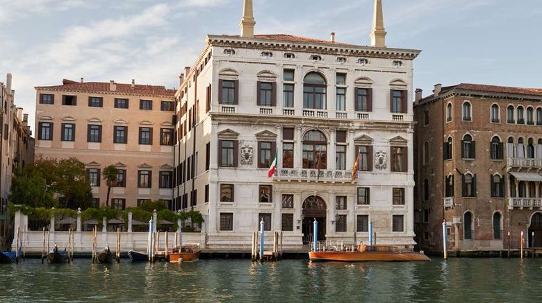 Aman Venice Exterior. Images powered by <a href=https://www.travelweekly.com/Hotels/Venice/