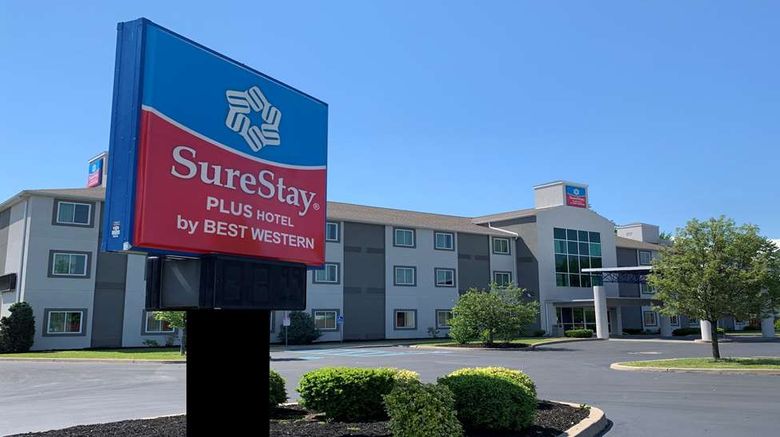 SureStay Plus by BW Niagara Falls East Exterior. Images powered by <a href="https://iceportal.shijigroup.com" target="_blank" rel="noopener">Ice Portal</a>.