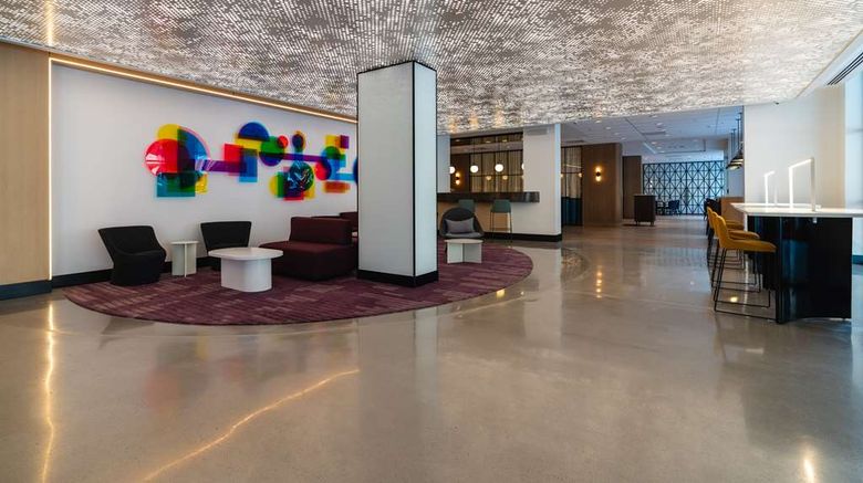 <b>YOTEL Washington DC Lobby</b>. Images powered by <a href="https://iceportal.shijigroup.com/" title="IcePortal" target="_blank">IcePortal</a>.