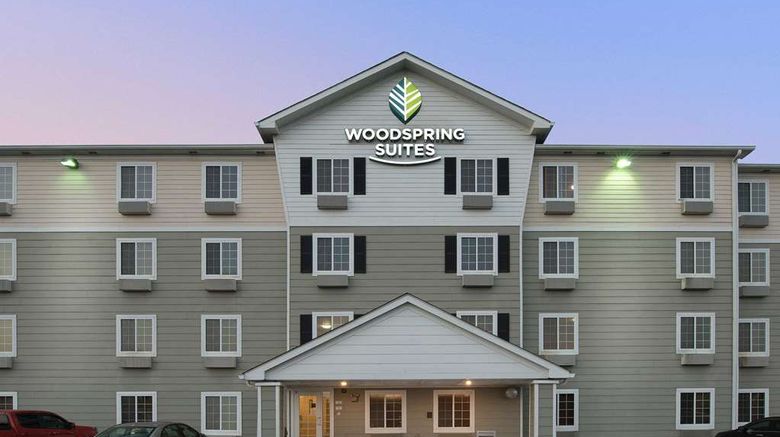 WoodSpring Suites Evansville Exterior. Images powered by <a href="https://iceportal.shijigroup.com" target="_blank" rel="noopener">Ice Portal</a>.