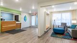 <b>WoodSpring Suites Indianapolis Castleton Lobby</b>. Images powered by <a href="https://iceportal.shijigroup.com/" title="IcePortal" target="_blank">IcePortal</a>.