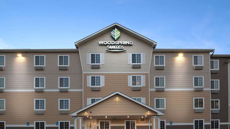 <b>WoodSpring Suites Wichita Airport Exterior</b>. Images powered by <a href="https://iceportal.shijigroup.com/" title="IcePortal" target="_blank">IcePortal</a>.