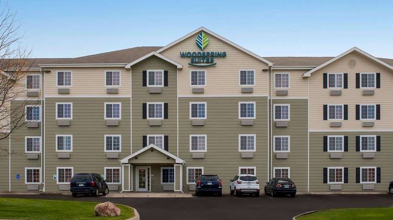 <b>WoodSpring Suites Omaha Exterior</b>. Images powered by <a href="https://iceportal.shijigroup.com/" title="IcePortal" target="_blank">IcePortal</a>.