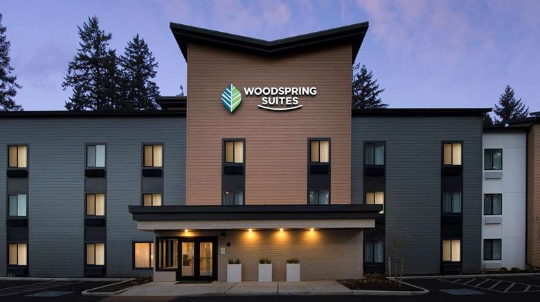 WoodSpring Suites Seattle Redmond Exterior. Images powered by <a href="https://iceportal.shijigroup.com" target="_blank" rel="noopener">Ice Portal</a>.
