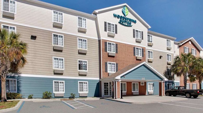 WoodSpring Suites Fort Myers Northeast Exterior. Images powered by <a href="https://iceportal.shijigroup.com" target="_blank" rel="noopener">Ice Portal</a>.