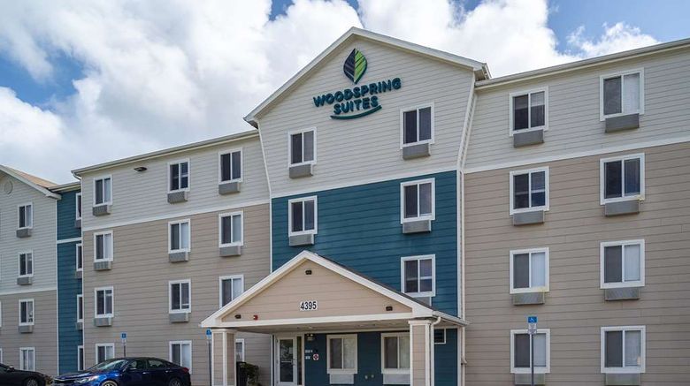 WoodSpring Suites Fort Myers Southeast Exterior. Images powered by <a href="https://iceportal.shijigroup.com" target="_blank" rel="noopener">Ice Portal</a>.