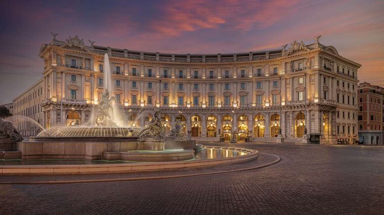 Anantara Palazzo Naiadi Rome Hotel Exterior. Images powered by <a href="https://iceportal.shijigroup.com" target="_blank" rel="noopener">Ice Portal</a>.