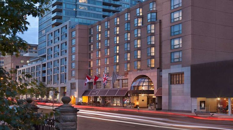 <b>The Yorkville Royal Sonesta Hotel Exterior</b>. Images powered by <a href="https://iceportal.shijigroup.com/" title="IcePortal" target="_blank">IcePortal</a>.