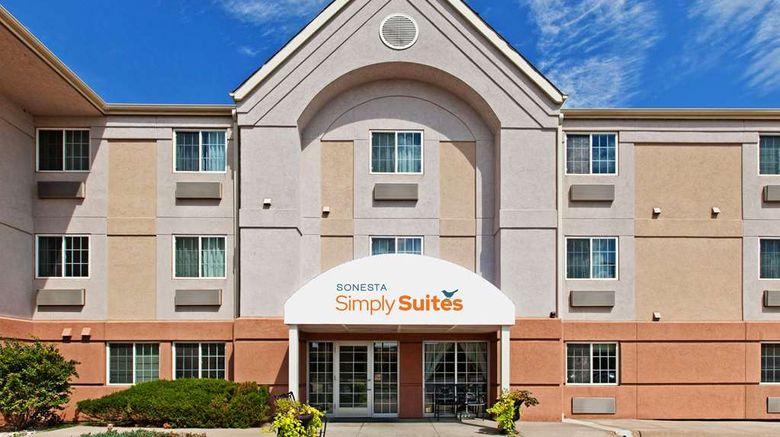 <b>Sonesta Simply Suites Wichita Airport Exterior</b>. Images powered by <a href="https://iceportal.shijigroup.com/" title="IcePortal" target="_blank">IcePortal</a>.