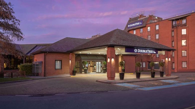 <b>DoubleTree by Hilton Manchester Airport Exterior</b>. Images powered by <a href="https://iceportal.shijigroup.com/" title="IcePortal" target="_blank">IcePortal</a>.