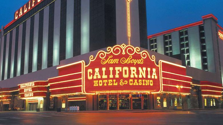 California Hotel  and  Casino Exterior. Images powered by <a href="https://iceportal.shijigroup.com" target="_blank" rel="noopener">Ice Portal</a>.