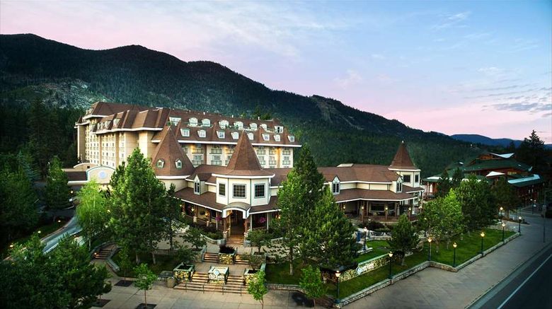 Lake Tahoe Resort Hotel Exterior. Images powered by <a href=https://www.travelweekly.com/Hotels/South-Lake-Tahoe-CA/