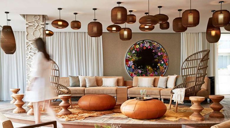 <b>7Pines Resort Ibiza Lobby</b>. Images powered by <a href=https://www.travelagewest.com/Hotels/Cala-Tarida-Spain/