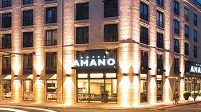 Hotel AMANO Exterior. Images powered by <a href="https://iceportal.shijigroup.com" target="_blank" rel="noopener">Ice Portal</a>.
